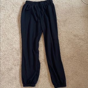Black joggers